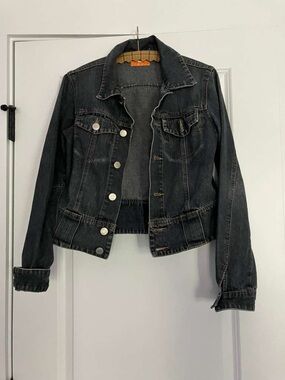 Women's Dark Grey Denim Jacket